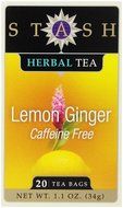 Stash Lemon Ginger Herbal Tea, 20 Tea Bags
