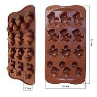 12-Hole Cartoon Dinosaurs Shape Silicone Mold Cake Tools DIY Chocolate Moulds
