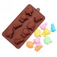 Ice Mould Cake Moulds Bakeware Silicone Christmas Decoration Set Chocolate Molds -Pier 27 N2