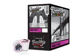 Brooklyn Beans Assorted Variety Pack Single-Cup Coffee for Keurig K-Cup Brewers, 40 Count N2