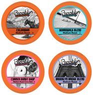 Brooklyn Beans Assorted Variety Pack Single-Cup Coffee for Keurig K-Cup Brewers, 40 Count N24