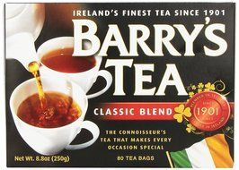Barry's Irish Breakfast Tea, 80-Count Tea Bags (Pack of 3) N23