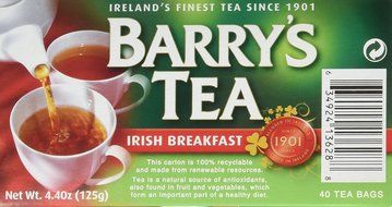 Barry's Irish Breakfast Tea, 80-Count Tea Bags (Pack of 3) N42