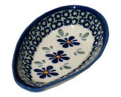 Polish Pottery Spoon Rest 1015-DU60
