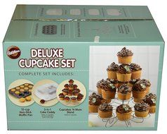 Wilton Deluxe Cupcake Set - 3 pcs.