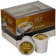 Caf&eacute; Escapes Chai Latte, K-Cups for Keurig Brewers, 24-Count (Pack of 2) N5
