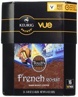 Tully's French Roast Coffee Keurig Vue Portion Pack, 32 Count 0.4 oz. N2
