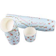 Muffin Cups Cupcake Cups, Rose Pattern 10Pcs Per Package, Set Of 3 Packages N4