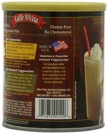 Caffe D'Vita White Chocolate Cappuccino Mix, 16-Ounce Canisters (Pack of 6) N5