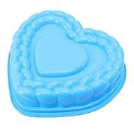 Large Silicone Cake Pan Mold Baking Pan Tray Heart Shape shopping