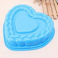 Large Silicone Cake Pan Mold Baking Pan Tray Heart Shape shopping N2