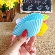 Dealglad&reg; 12pcs Silicone Cake Cupcake Liners Muffin Cases Pudding Mold Baking Cups (Random Color) N6