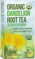 Dandelion Root Tea - Raw Organic Vitamin Rich Digestive - 1 Pack (20 Bags 2 Grams Each)
