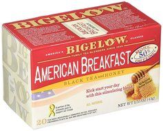 Bigelow Tea American Breakfast Black Tea &amp; Honey, 20 Teabags, 1.55 Ounce