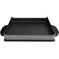 George Foreman Evolve Deep Dish Bake Pan Insert, Black | Cool-Touch Handles Deep Dish Bake Pan - Black