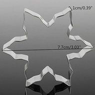 Fondant Cake Mold Snowflake Cookie Cutter Biscuit Baking shopping N5