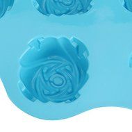 &quot;12 Cavity Silicone Rose Cake Jelly Pan Mold Pudding Muffin Handmade Soap Molds Mould Bakeware Baking Pans &amp; Dishes... N8