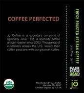 FARMERS MARKET JO: 2 lb, Light Medium Roast, Whole Bean Arabica Coffee, USDA Certified Organic, NON-GMO, Fair... N3
