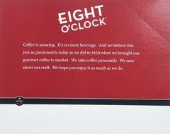 48 Count - Eight O'Clock Hazelnut Coffee k Cup For KEURIG Brewers N3