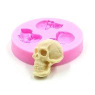 &quot;dipshop Skull Head Fondant Silicone Mould Skeleton Chocolate Mold Cake Decoration Tool&quot; shopping N5