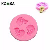 &quot;dipshop Skull Head Fondant Silicone Mould Skeleton Chocolate Mold Cake Decoration Tool&quot; shopping N6