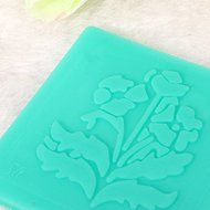 Flower Shape Silicone Fondant Cake Mold N4