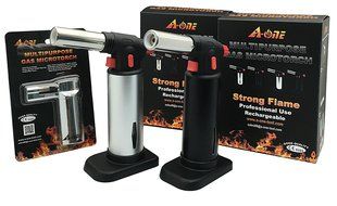 A-ONE GAS TOOL Professional Culinary Blow Torch-Micro Butane Torch-Creme Brulee Torch-Refillable Kitchen Food...