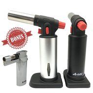 A-ONE GAS TOOL Professional Culinary Blow Torch-Micro Butane Torch-Creme Brulee Torch-Refillable Kitchen Food... N3