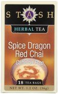 STASH TEA TEA DECAF CHAI RED SPICE, 18 BG