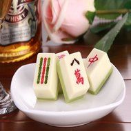 [Chef Petit Fours] DIY Mahjong Chocolate Fondant Cake Mould Home Baking for Party( Clear / Plastic ) N3