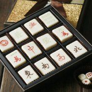 [Chef Petit Fours] DIY Mahjong Chocolate Fondant Cake Mould Home Baking for Party( Clear / Plastic ) N4