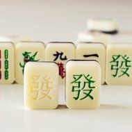 [Chef Petit Fours] DIY Mahjong Chocolate Fondant Cake Mould Home Baking for Party( Clear / Plastic ) N6