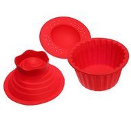 &quot;3Pcs Big Top Cupcake Pan Giant Silicone Molds Baking Set&quot; shopping N2