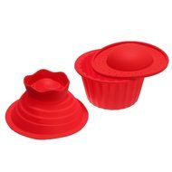 &quot;3Pcs Big Top Cupcake Pan Giant Silicone Molds Baking Set&quot; shopping N3
