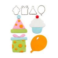 Autumn Carpenter Birthday Cutie Cupcake Cutters Set 4 pc.