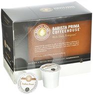 Barista Prima Coffeehouse Dark Roast Extra Bold K-Cup for Keurig Brewers, Italian Roast Coffee (Count of 96)