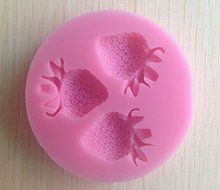 Autek Fruit Strawberry Cake Fondant Soap Sugar Craft Cake Decorating Silicone Mold #110 N3