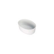 BIA Cordon Bleu White Porcelain 7 inch Oval Baking Dish - Set of 2 - 16 ounce