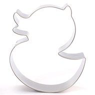 Stainless Steel Duck Shape Cookie Cutter Fondant Cake Mold Baking Tool shopping N4