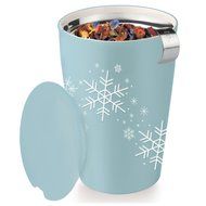Tea Fort&eacute; Loose Tea Starter Set, Gift Set with Snowflake KATI Cup Tea Brewing System and 10 SINGLE STEEPS N2