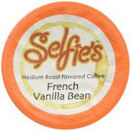 Selfie's Singles Hazelnut Coconut and Caramel Single Cup Coffee, 24 Count for Keurig K-cup Brewers N2