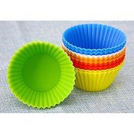 HuaYang Soft Silicone Round Cake Muffin Chocolate Cupcake Mold(Random Color) N3