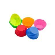 HuaYang Soft Silicone Round Cake Muffin Chocolate Cupcake Mold(Random Color) N5