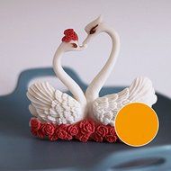 Lariy Little Swan Silicone Chocolate Fondant Wedding Cake Decoration Baking Mold N4