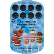 Nonstick 24-Cavity Mini Whoopie Pie Pan 2105-0478 by Wilton