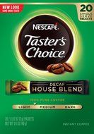 Nescafe Tasters Choice Hazelnut Instant Coffee, Single Serve Sticks 20-Count , (Pack of 8) N17
