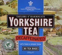 Yorkshire Decaffeinated Tea, 80 Teabags