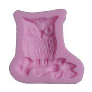 1 X New Arrival Big Body Owl Shape 3d Silicone Cake Fondant Mold, Cake Decoration Tools, Soap, Candle Moulds