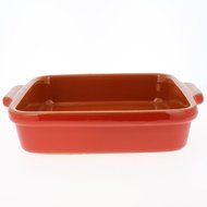 Coli Bakeware CL08-RD--C28 Italian Ceramic Square Side Dish Baker, 1-Quart, Red