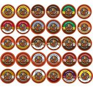 30-count Crazy Cups Flavored Coffee Single Serve Cups for Keurig K Cups Brewer Variety Pack Sampler